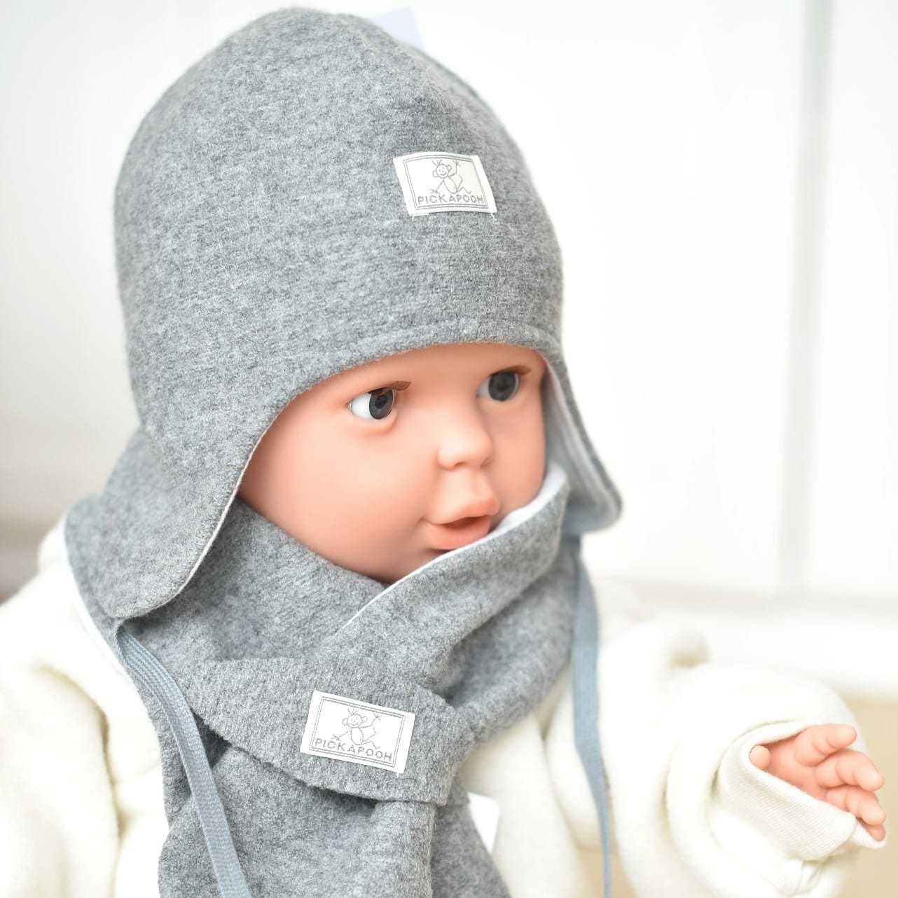 Ensemble bébé, tenue Naissance fille, pure laine 100% Mérinos, tricoté à la  main, brassière bébé, bonnet bébé, chaussons bébé, tenue bébé -  France