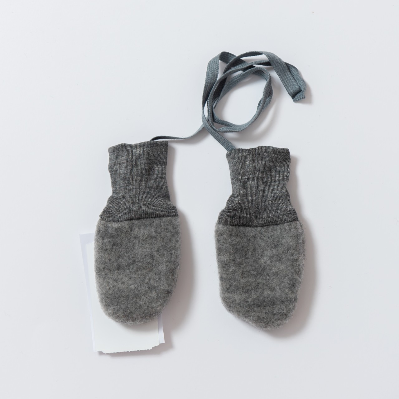 Moufles en laine polaire - gris Pickapooh • Ode to Wool