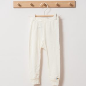 Joha Legging pour b/éb/é gar/çon fille avec pied en laine m/érinos et soie