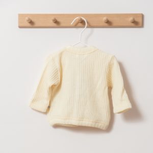 Gilet Bebe En Laine Merinos Ecru Joha Ode To Wool