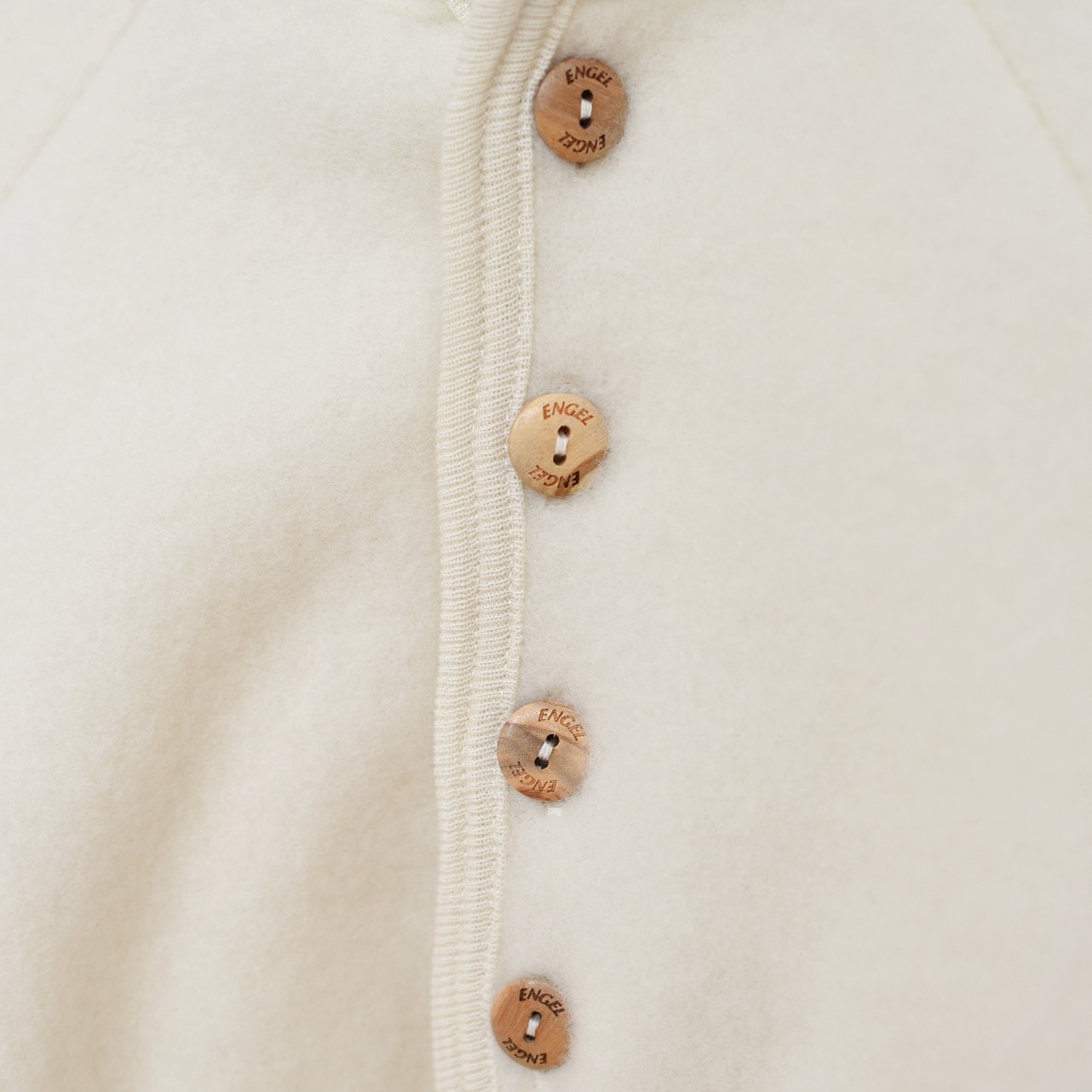 Engel 100% laine mérinos bébé Veste à capuche boutons rayures manteau pull sweater 