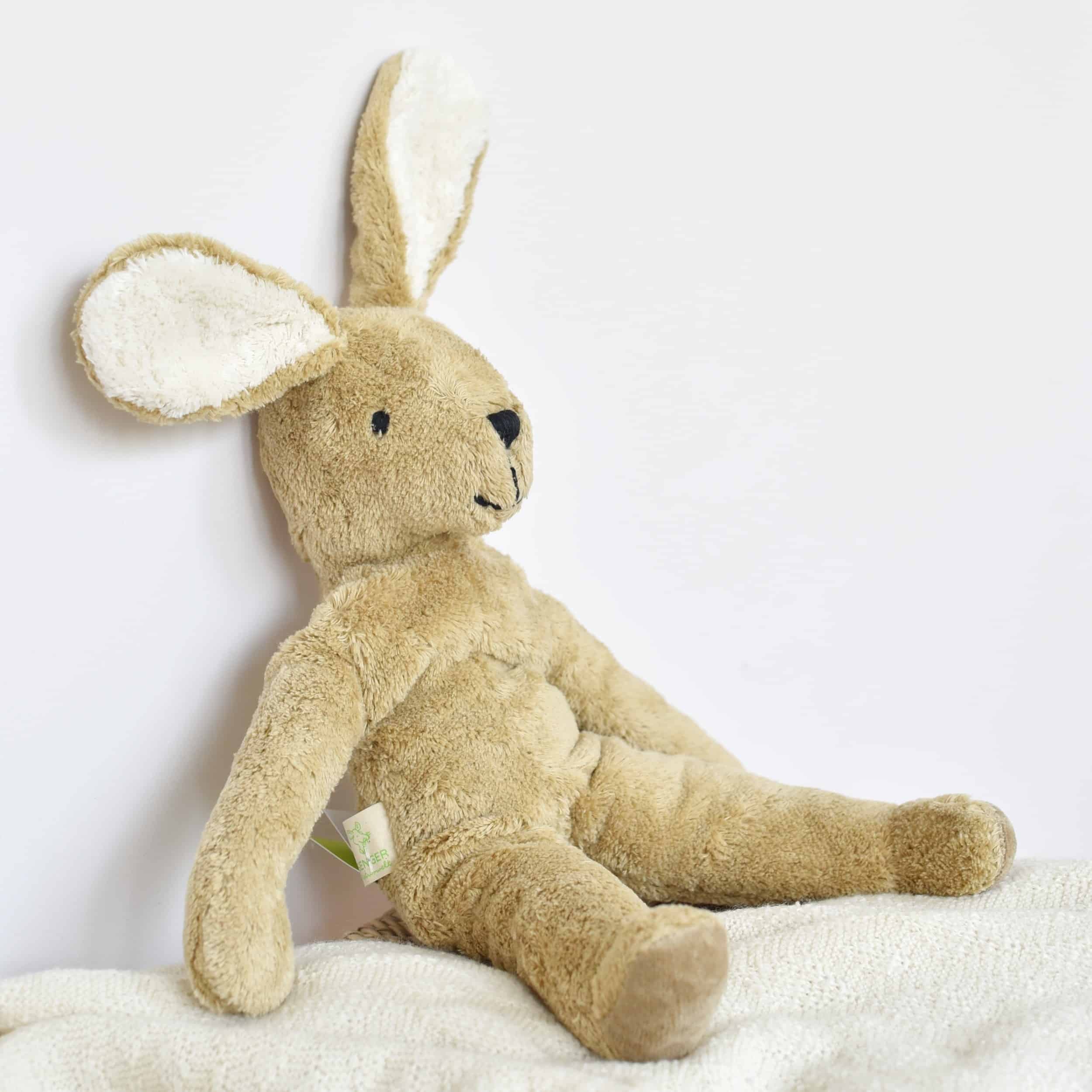 Peluche Lapin 14 cm, animal en peluche beige pour enfant– Big Bertha  Original FR