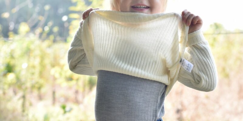 La règle des 3 couches de laine mérinos enfant
