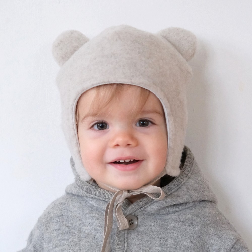 Bonnet bébé garçon en laine