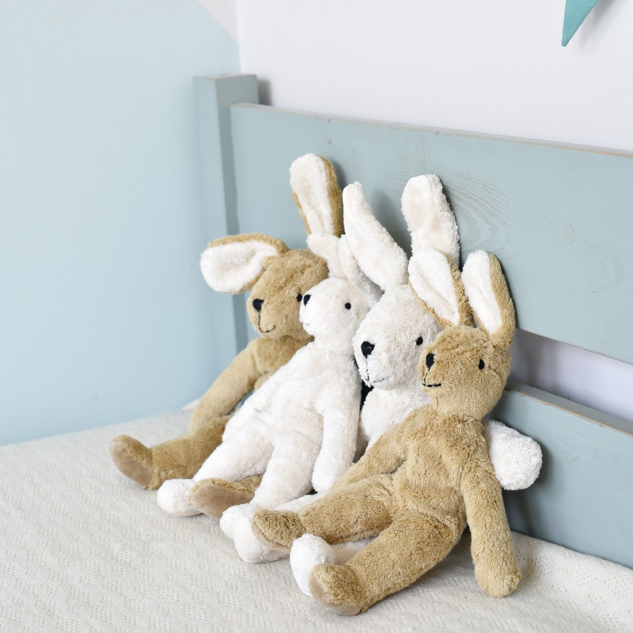 Peluche lapin ultra douce écrue ou grise